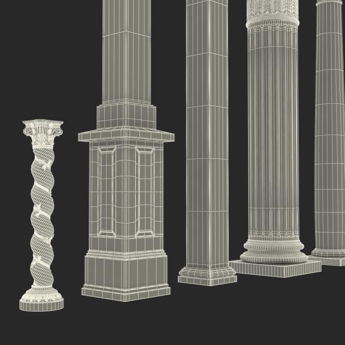 3D model Columns Collection 2