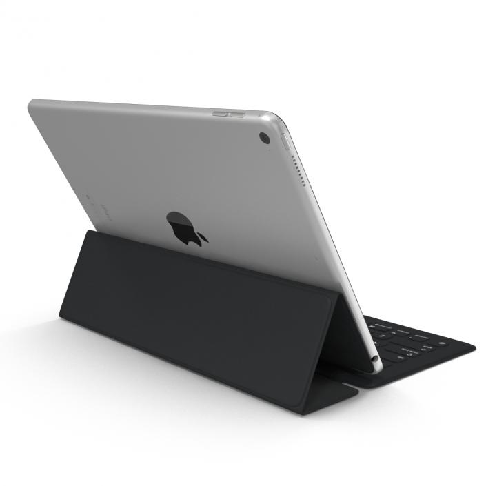 3D model Ipad Pro and Apple Smart Keyboard Rigged