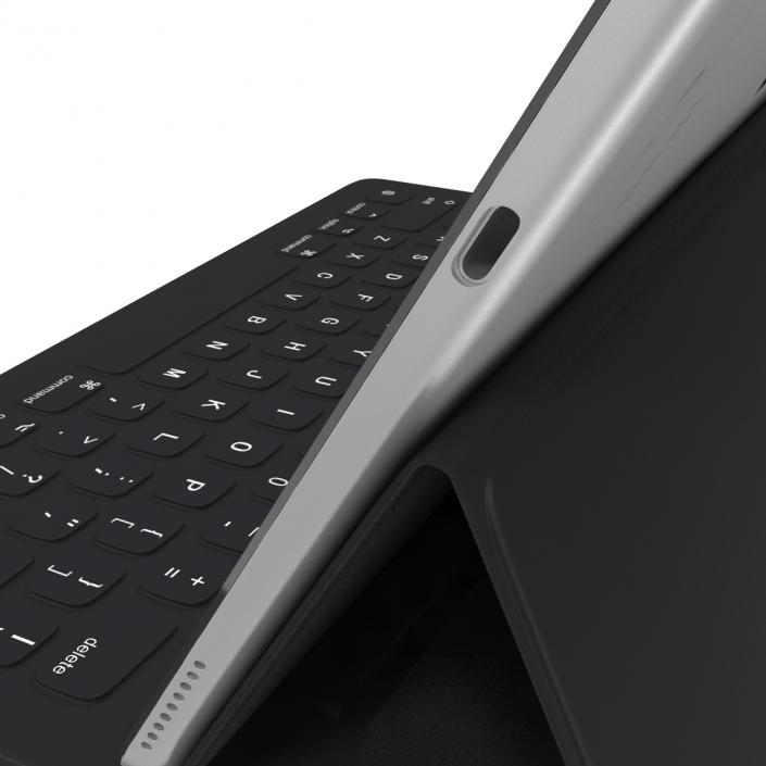 3D model Ipad Pro and Apple Smart Keyboard Rigged