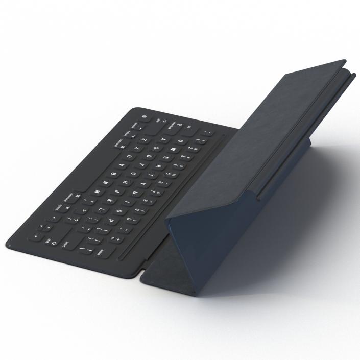 3D model Ipad Pro and Apple Smart Keyboard Rigged