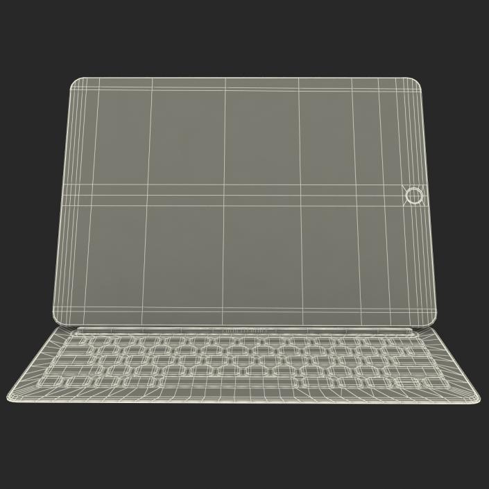 3D model Ipad Pro and Apple Smart Keyboard Rigged