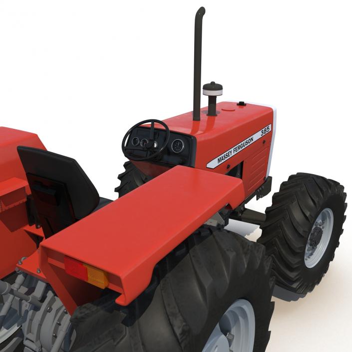 Tractor Massey Ferguson 385 Rigged 3D model