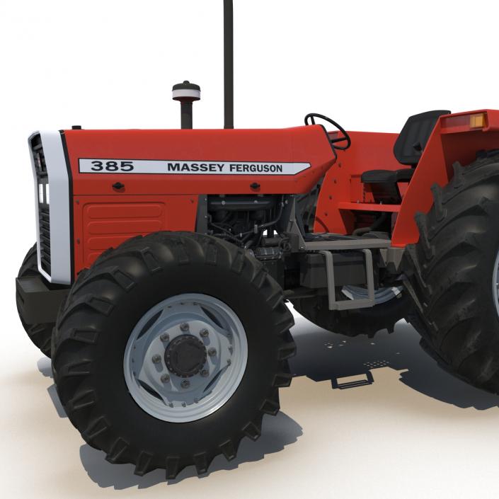 Tractor Massey Ferguson 385 Rigged 3D model