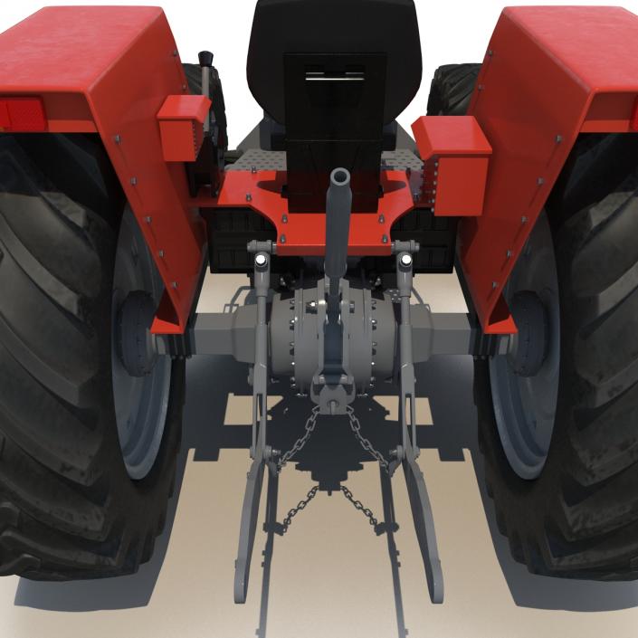 Tractor Massey Ferguson 385 Rigged 3D model