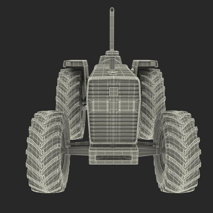 Tractor Massey Ferguson 385 Rigged 3D model