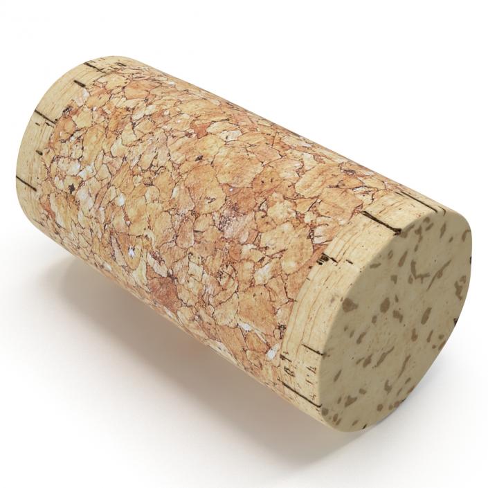 3D Wine Cork 3