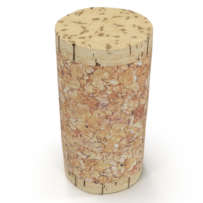 3D Wine Cork 3