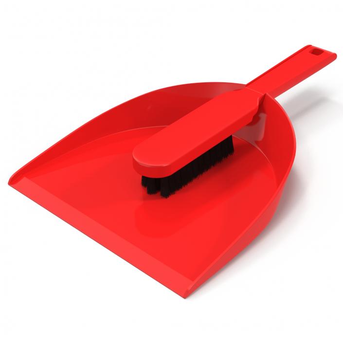 3D Dustpan and Brush Set