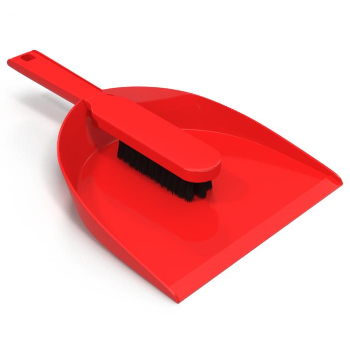 3D Dustpan and Brush Set