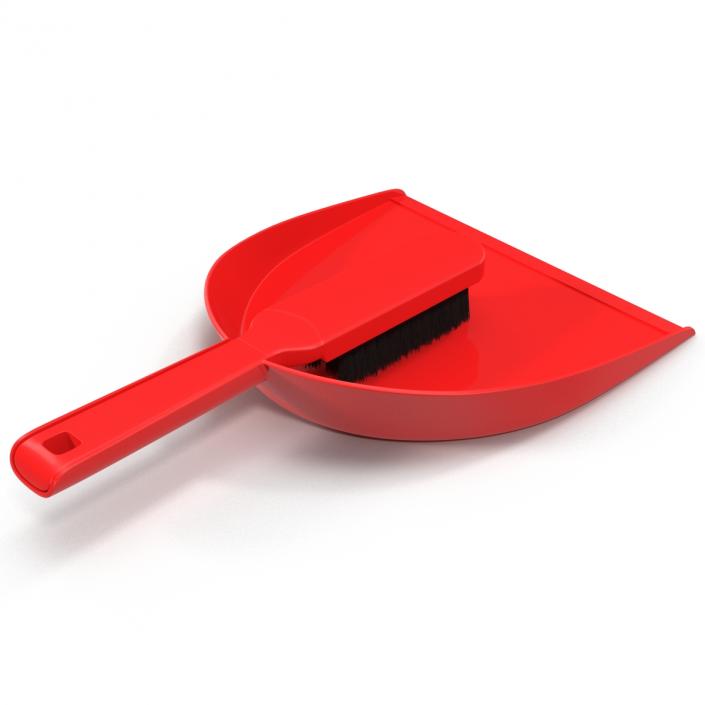 3D Dustpan and Brush Set