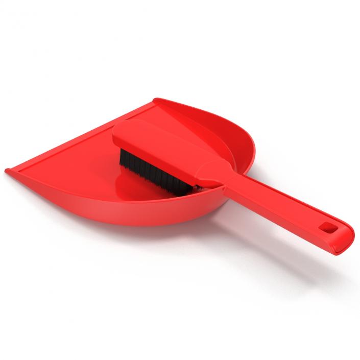 3D Dustpan and Brush Set