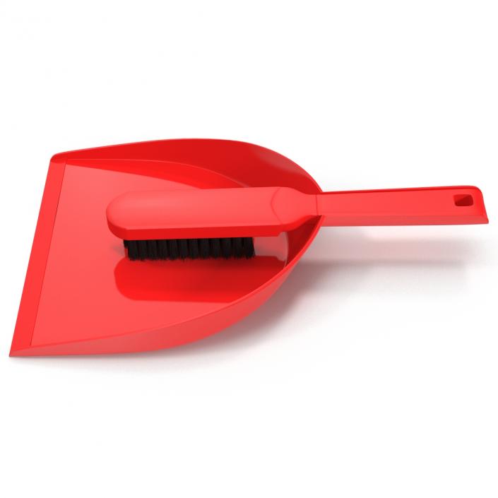 3D Dustpan and Brush Set