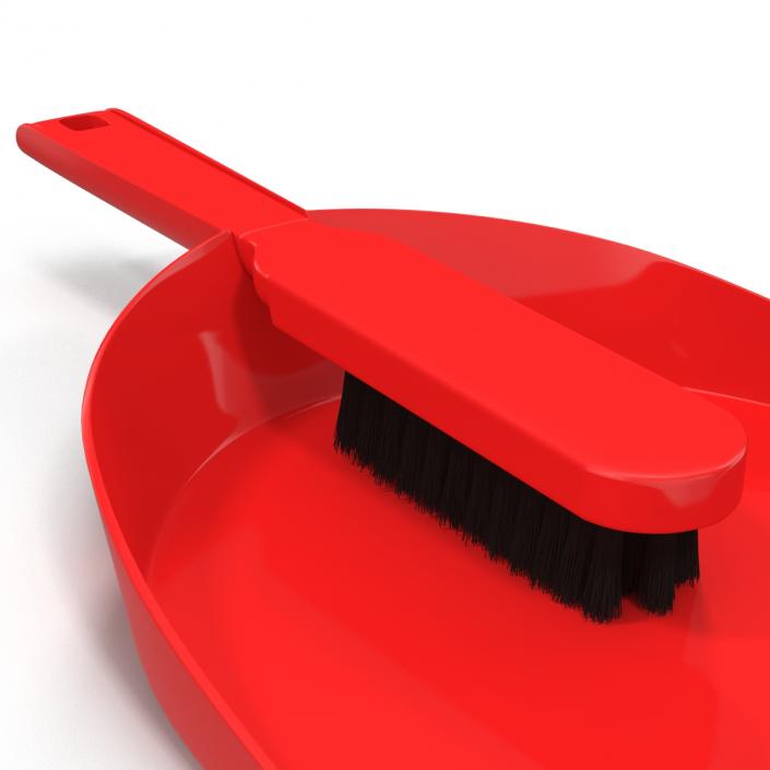 3D Dustpan and Brush Set