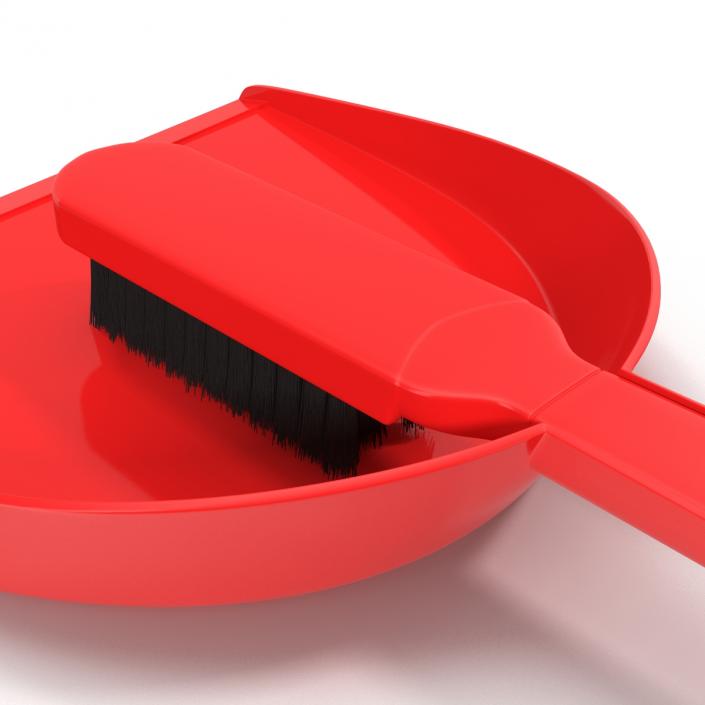 3D Dustpan and Brush Set