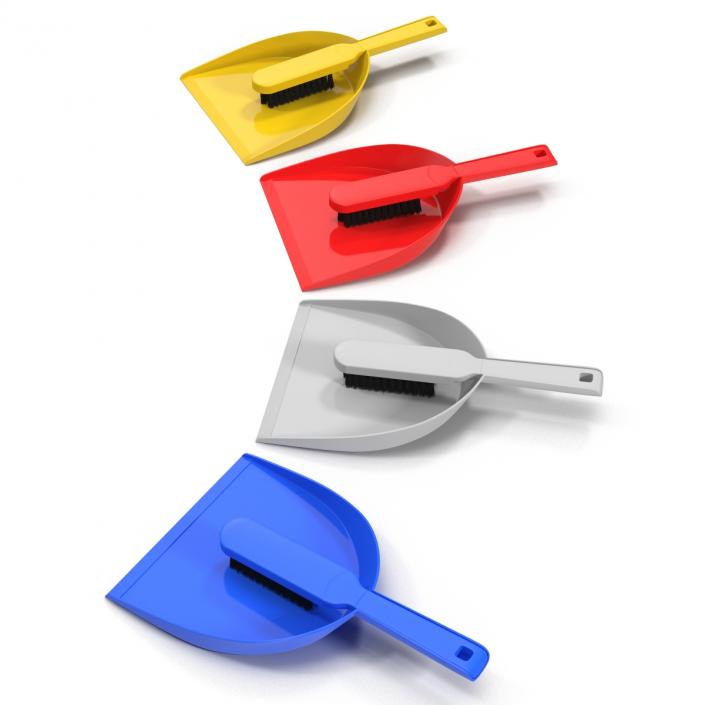 3D Dustpan and Brush Set