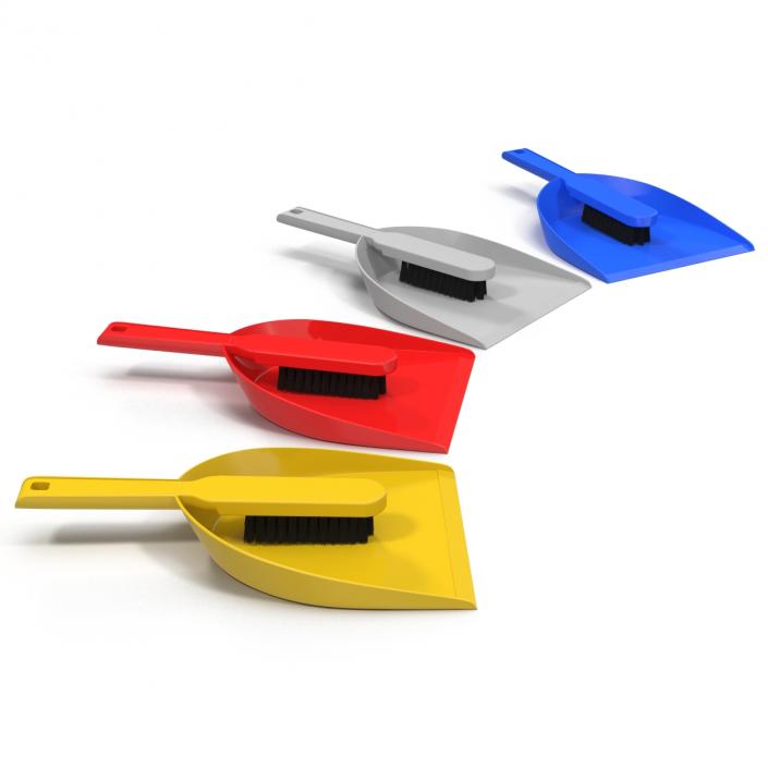 3D Dustpan and Brush Set