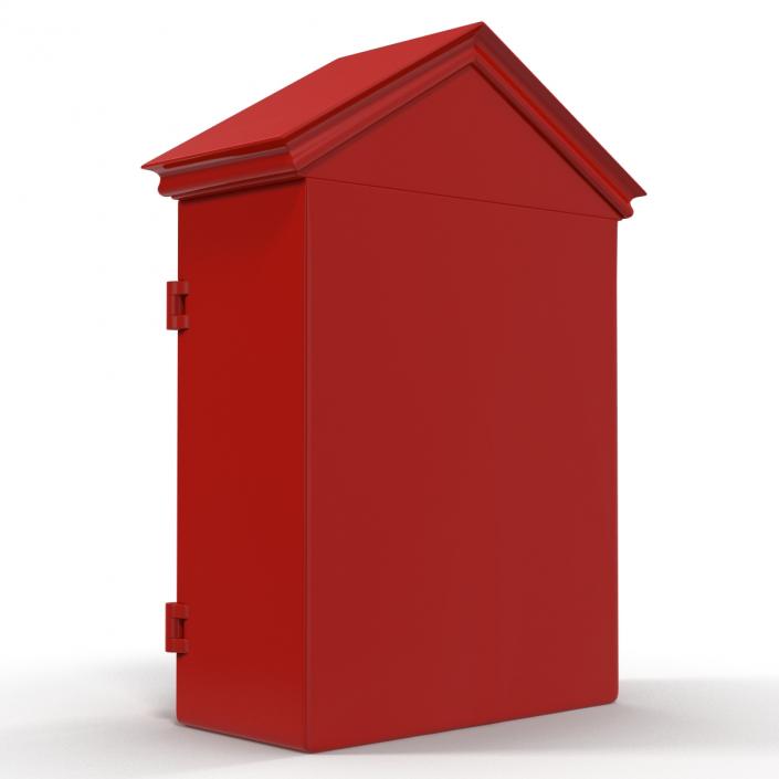 Fire Alarm Box 3D model