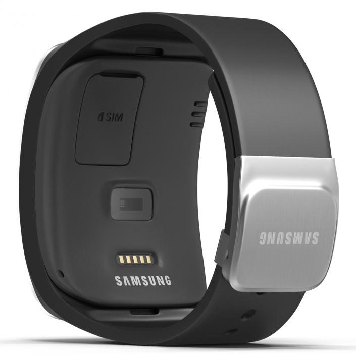 3D model Samsung Gear S Black