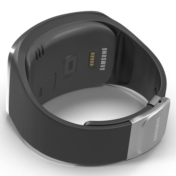 3D model Samsung Gear S Black