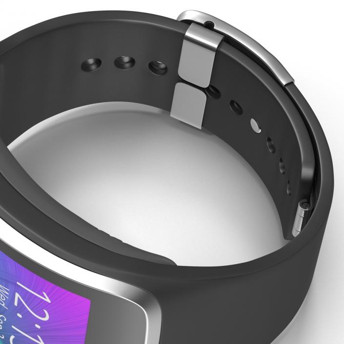 3D model Samsung Gear S Black