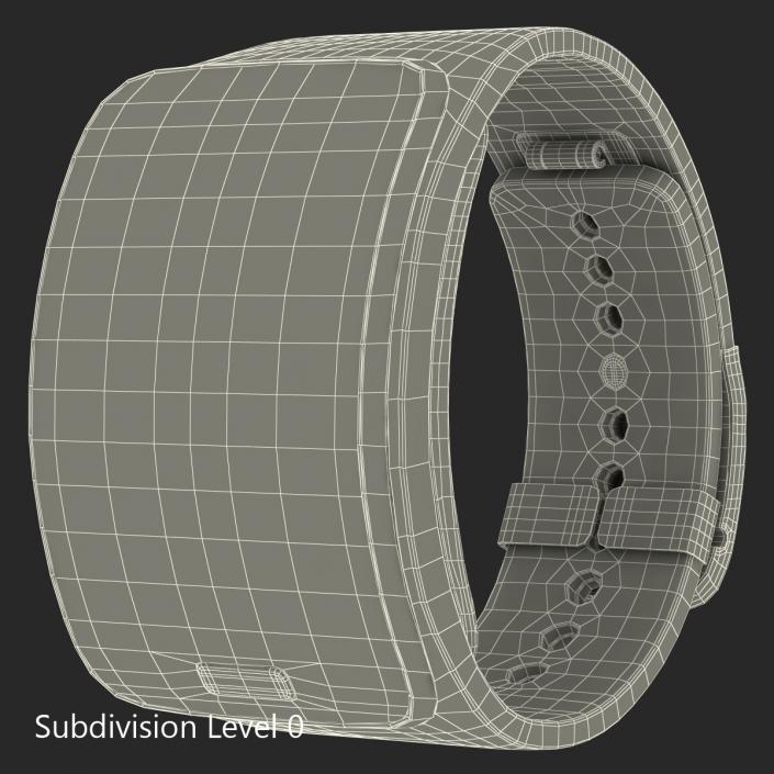 3D model Samsung Gear S Black