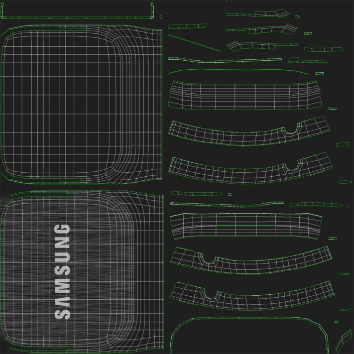 3D model Samsung Gear S Black