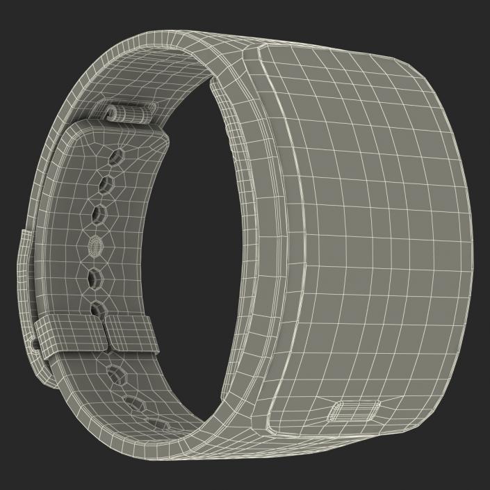 3D model Samsung Gear S Black