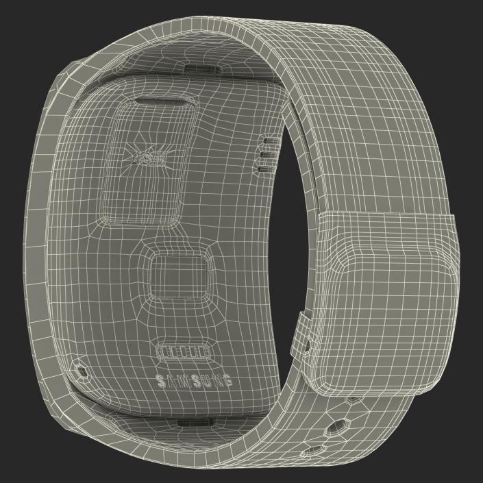 3D model Samsung Gear S Black