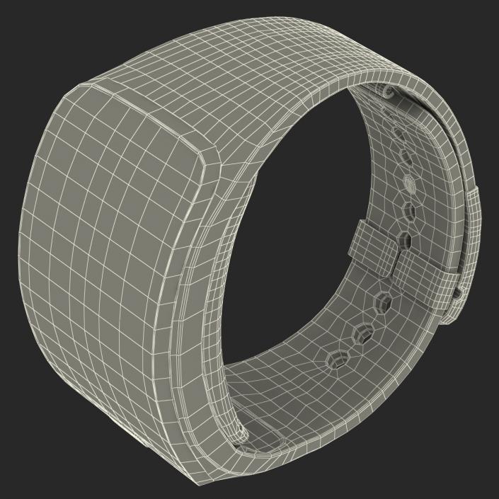 3D model Samsung Gear S White