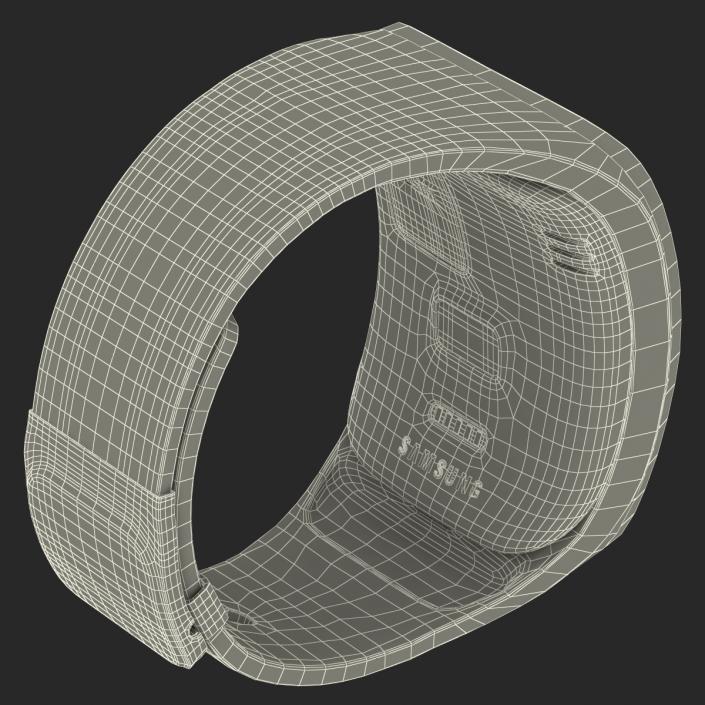 3D model Samsung Gear S White