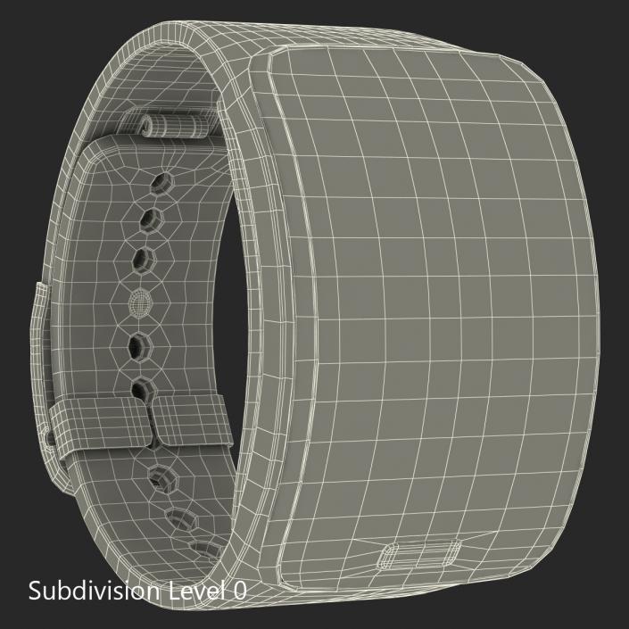 3D model Samsung Gear S White