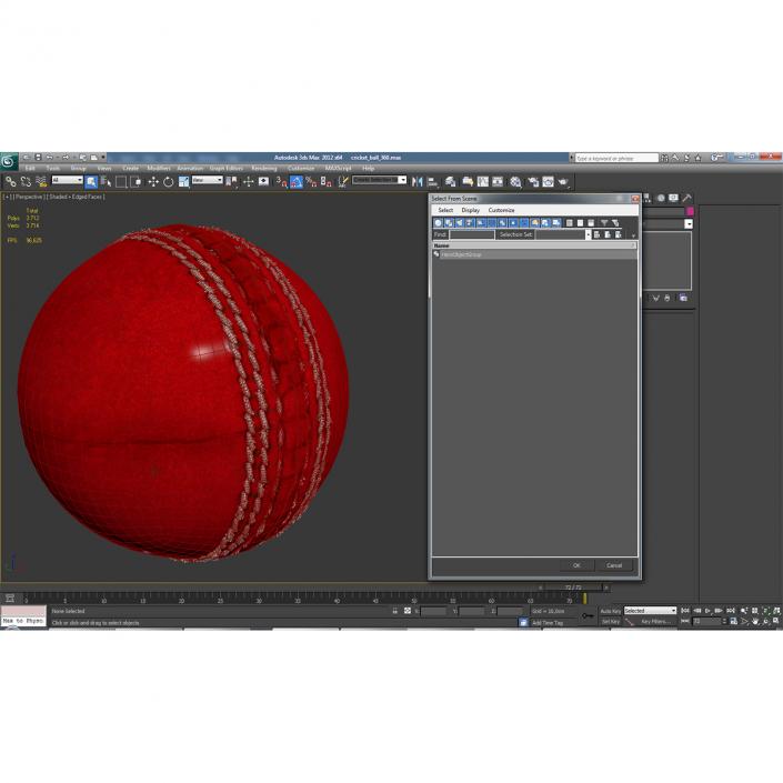 Cricket Ball 3D