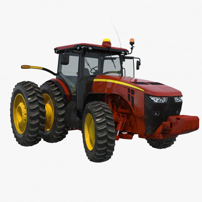 Tractor Generic 3 Rigged 3D model