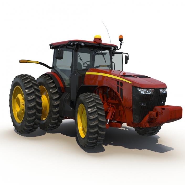 Tractor Generic 3 Rigged 3D model