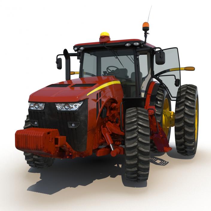 Tractor Generic 3 Rigged 3D model