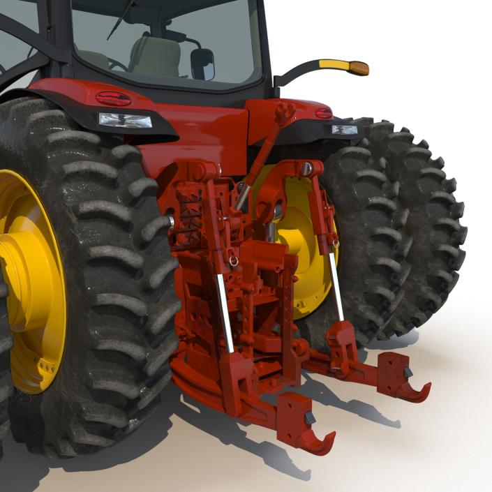 Tractor Generic 3 Rigged 3D model