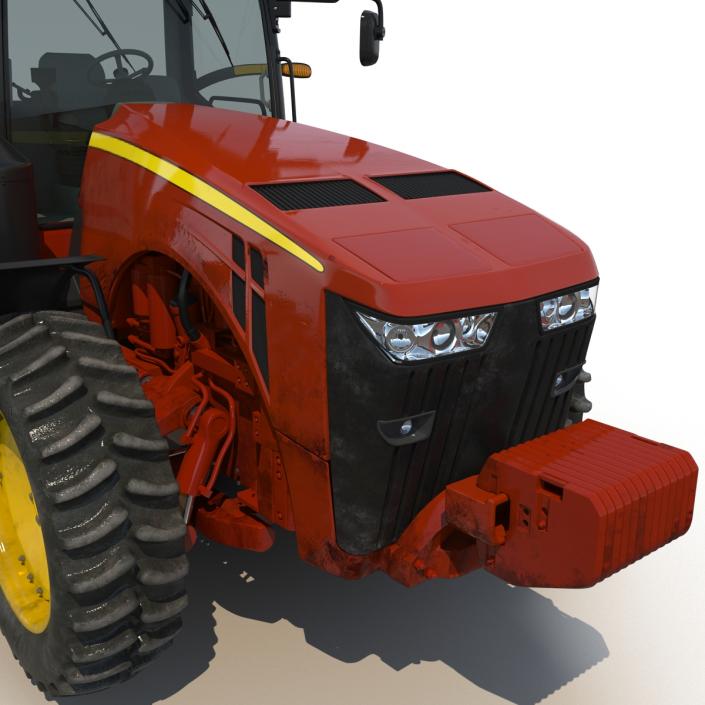 Tractor Generic 3 Rigged 3D model