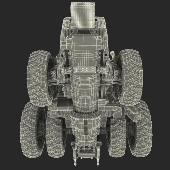 Tractor Generic 3 Rigged 3D model