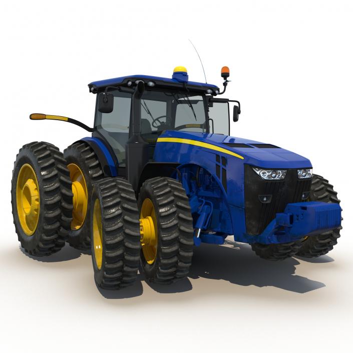 Tractor Generic 4 Rigged 3D model