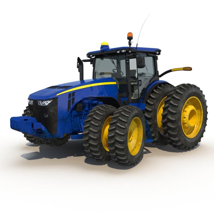 Tractor Generic 4 Rigged 3D model