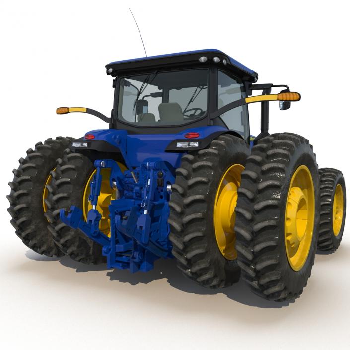 Tractor Generic 4 Rigged 3D model