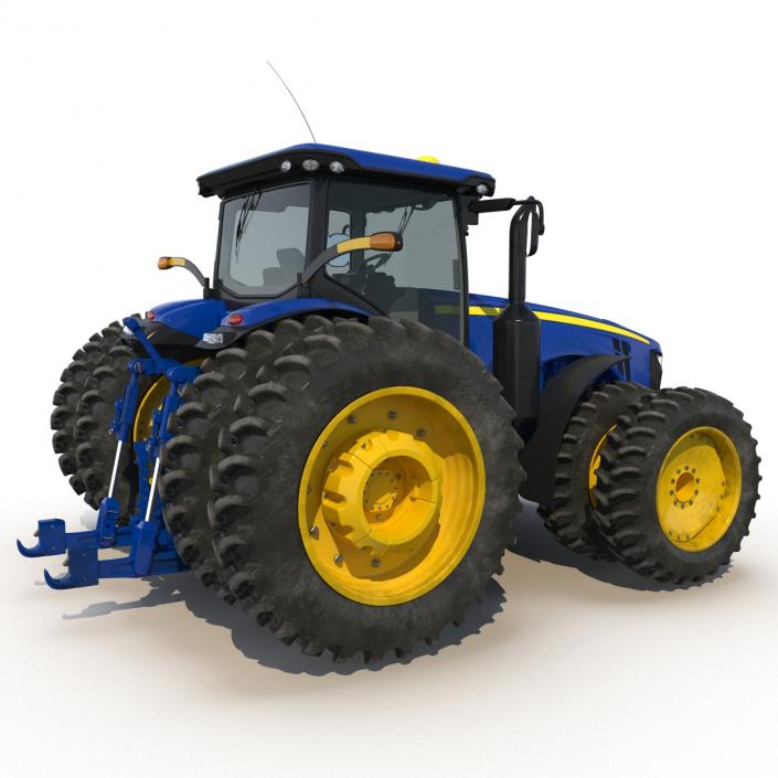 Tractor Generic 4 Rigged 3D model