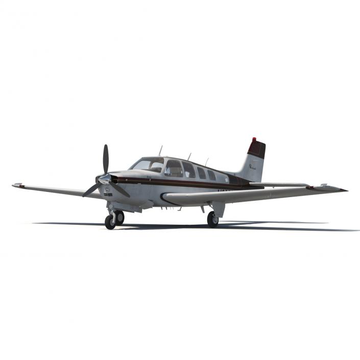 3D model Beechcraft Bonanza 2