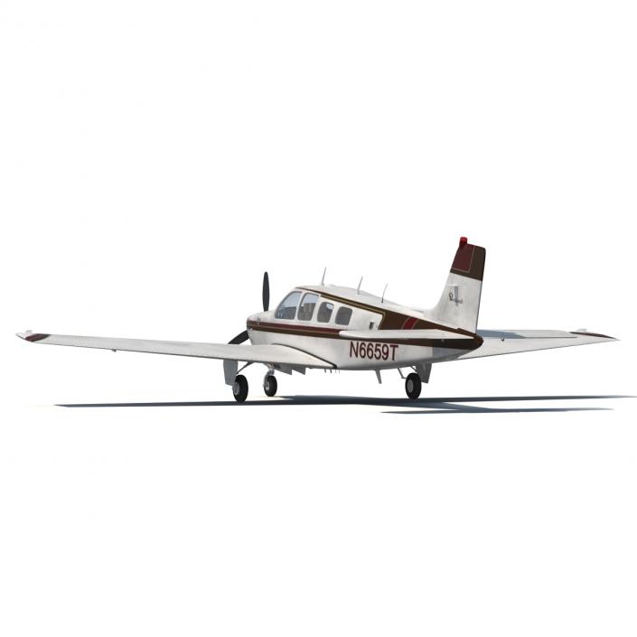 3D model Beechcraft Bonanza 2