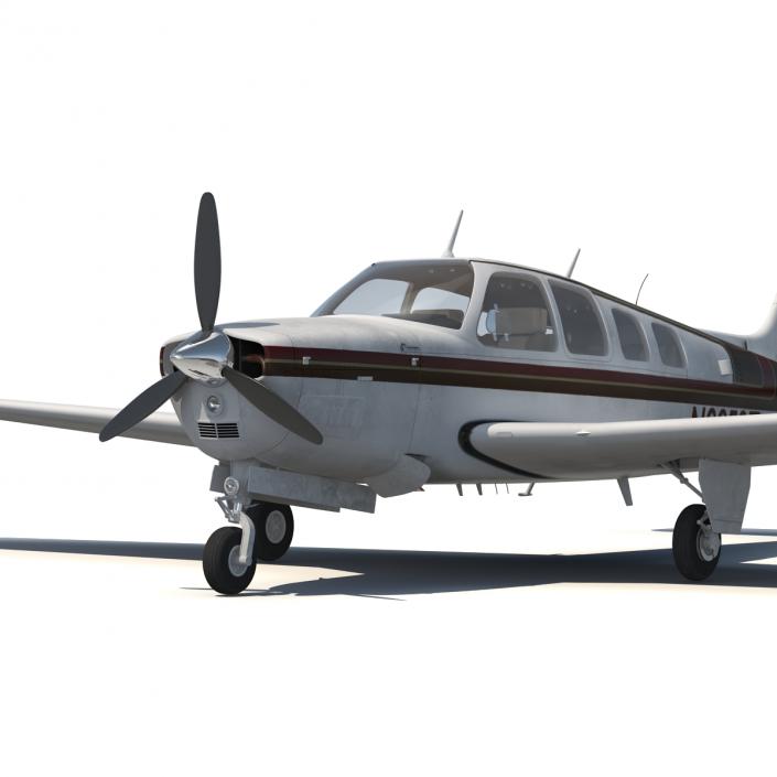 3D model Beechcraft Bonanza 2