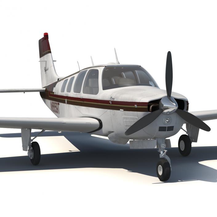 3D model Beechcraft Bonanza 2