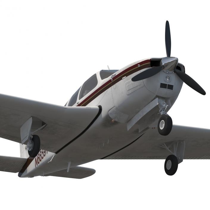 3D model Beechcraft Bonanza 2