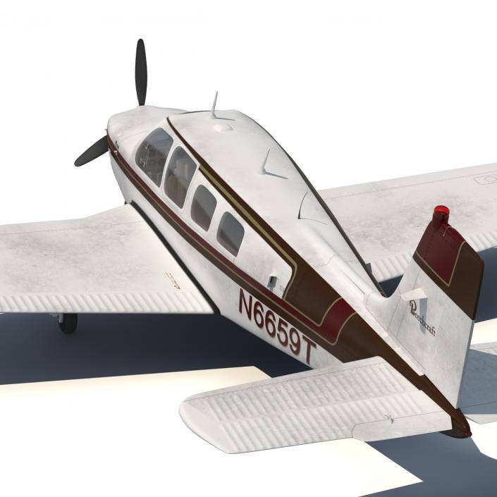 3D model Beechcraft Bonanza 2