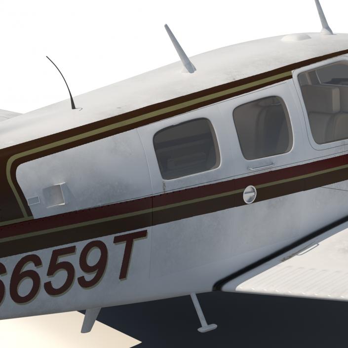 3D model Beechcraft Bonanza 2