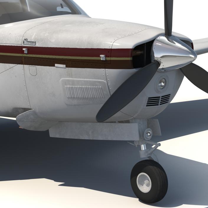 3D model Beechcraft Bonanza 2